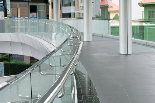 Tempered Glass Stair Railing