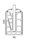 SR-22 ORCHID BRACKETO - Sun Railing